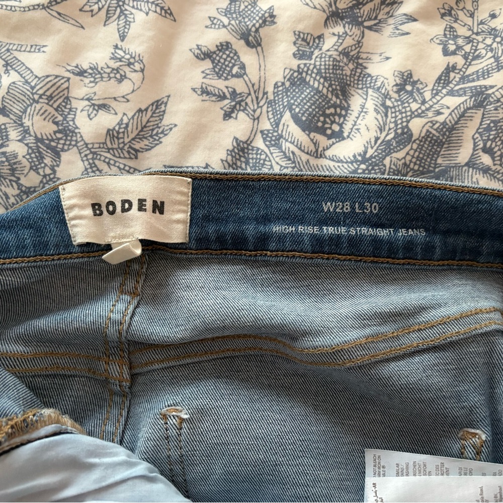 Boden Classic Blue Denim Jeans